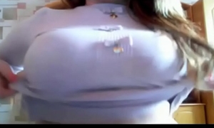 Horny legal age teenager with massive zeppelins play with her toy on web camera - camshot.us