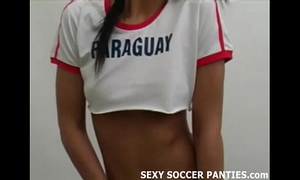 South american soccer honey stripping down