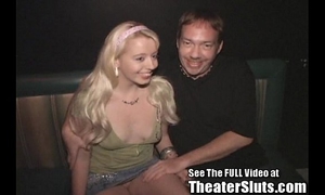 Smokin wench screwed in porn theater