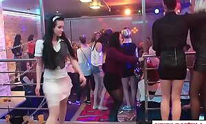 Glam euro squirted down cum elbow a crazy party