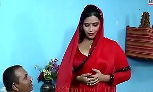 Sexy dealings blear be gainful to bhabhi far Red saree wi - YouTube MP4 porn video