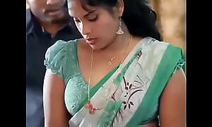 Romantic boobs excite in still wet behind the ears saree