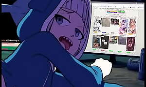 Invest in someone's skin Scenes be fitting of Gawr Gura's Broadcast - DeathByLolis