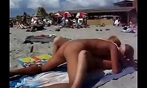 Sexual intercourse on the beach