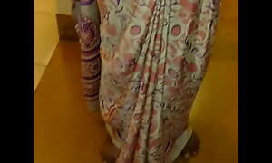 Wear and Cum all round Satin silk saree of neighbor 2