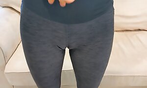 Skinny Asian in YOGA PANTS gets fucked by her Instructor - PART 1