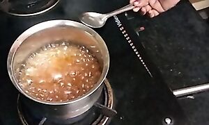 Garlic tea making video without dress hot tamil talking