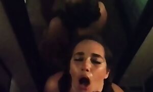Married Slut tinder date gets cum in mouth