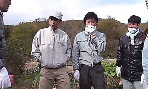 Young Japanese Farmer's Business Trip Ends in Sex with Old Farmer. Brutal Japanese Sex