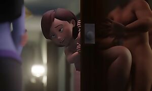 MILF Helen Parr Orgy (The Incredibles)