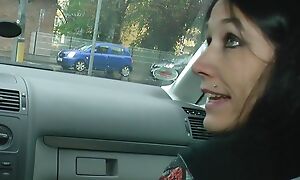 German drivers allows only sexy sluty girls to take the sit