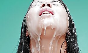 Real life Hentai - Sasha Rose & Lady Dee are fucked their brains out creampied and bath in Alien Semen
