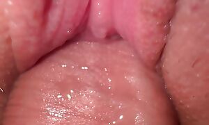 Extreme Close up Fuck stepsister's teen creamy pussy