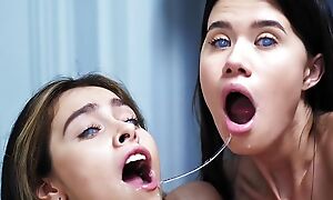 Parasited - Alissa Foxy & Eveline Elle Fuck eachother frenetically after mind controlling Parasite gets them