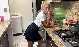 Girl Takes Old Pervert's Deal to Never Cook Again