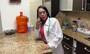 Beautiful Doctor Wife Wrong Pill and Now She Has to Help with the Boy's Erection