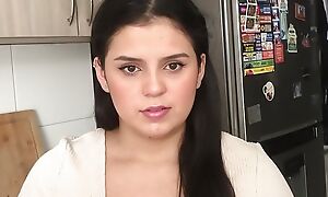 horny stepmother pays silence with body- porn in Spanish