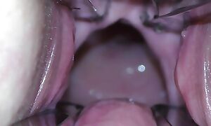 The mistress' cunt is opened with a hole expander so that you can study her cervix.
