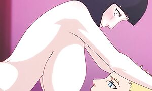 Hinata on Naruto - Dr.Korr  voiced hentai series