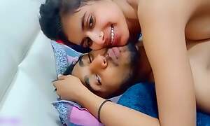 Indian Cute Girl Fucking in Hotel room by her boyfriend Lip Kissing and Licking Pussy.