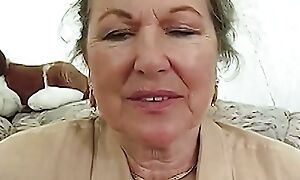 Granny Maria Fingers Her Old Cleft