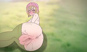 Mitsuri seduces with her huge pussy ! Porn demon slayer Hentai ( cartoon 2d ) anime