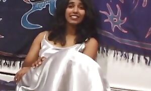 Hairy Indian girl Oasis fetishizes her super hairy body
