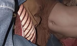 My horny wife Shalini seduced and riding dick in her periods in night time