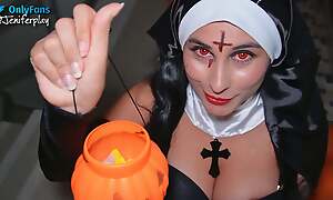 possessed nun sucks big cock