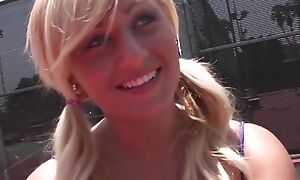 Pretty Blonde Morgan Is Lured In By Her First BBC