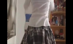 Blonde school white wife receives exposed on web camera